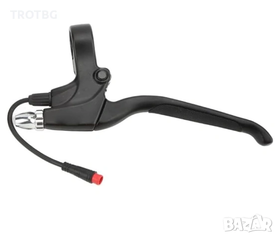 Електрически спирачни лостове с червена букса, 2-pin, снимка 5 - Части за велосипеди - 53749799