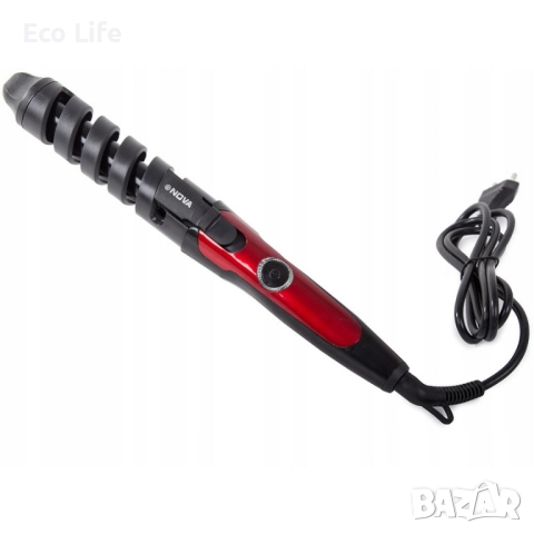 Керамична маша за коса NOVA NHC-2007A, снимка 3 - Маши за коса - 52504274