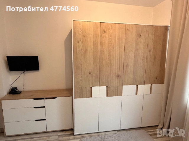 Комплект за спалня – спалня, гардероб, скрин, нощни шкафчета