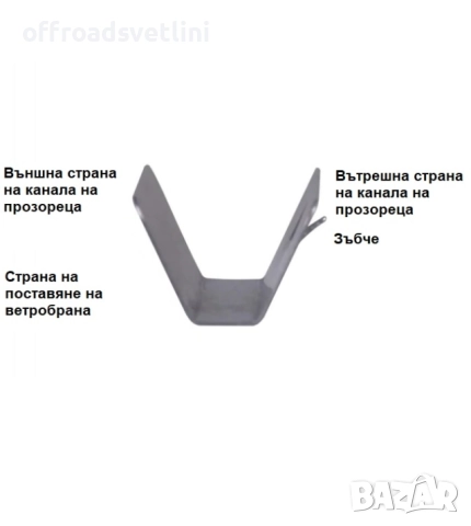 Комплект 4 броя ветробрани за VW Touran 5D (2003–2015), снимка 2 - Аксесоари и консумативи - 50568595