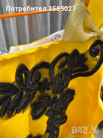 Жълта рокля за рожден ден и специални събития, снимка 6 - Детски рокли и поли - 52860040