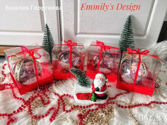 Коледни топки със снимки на най- ниски цени , снимка 2 - Декорация за дома - 52591505