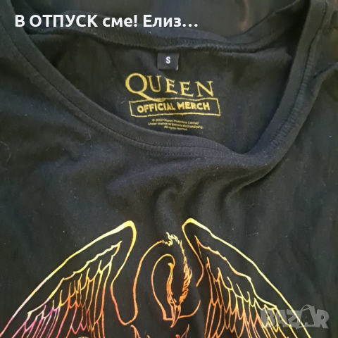  Тениска на групата Queen Фреди Меркюри Оригинален мърч тениска дамска, снимка 5 - Тениски - 51501088