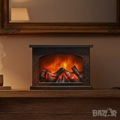 Декоративна LED камина с изкуствен пламък и звук – уют без риск и без отопление, снимка 2 - Други стоки за дома - 51975877