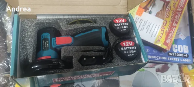 Безжичен Мини електрически ъглошлайф с акумулаторна 12V батерията, снимка 3 - Други инструменти - 48850572