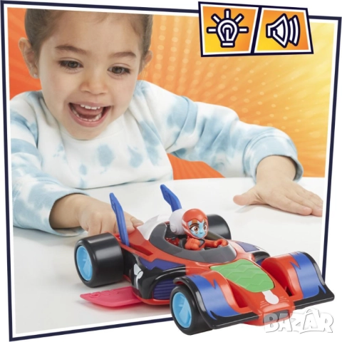 Оригинал на Hasbro PJ Masks Светкавични състезатели Animal Power 🏎 , снимка 3 - Коли, камиони, мотори, писти - 52716436
