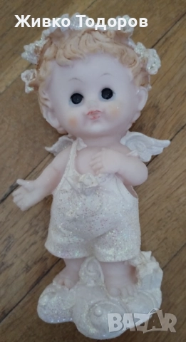 Фигурки на Ангели (момче/момиче) от смола (14х7см.), снимка 6 - Статуетки - 51487159