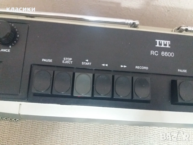 Радиокасетофон ITT RC-6600., снимка 5 - Радиокасетофони, транзистори - 53591279