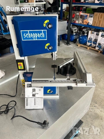Банциг дърводелски Scheppach HBS30 -350W, 1400mm, снимка 3 - Други инструменти - 53903024