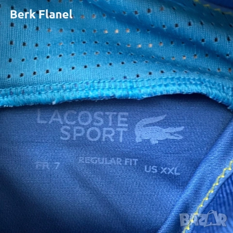 Оригинална поло тениска Lacoste Sport, снимка 4 - Тениски - 53944383