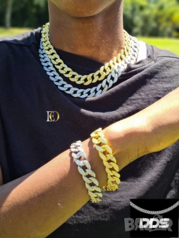 Комплект с 2 години гаранция *

Оригинална стомана 

КОЛИЕ: 131 гр. 
 
Гривна : 41. , снимка 5 - Бижутерийни комплекти - 51007900