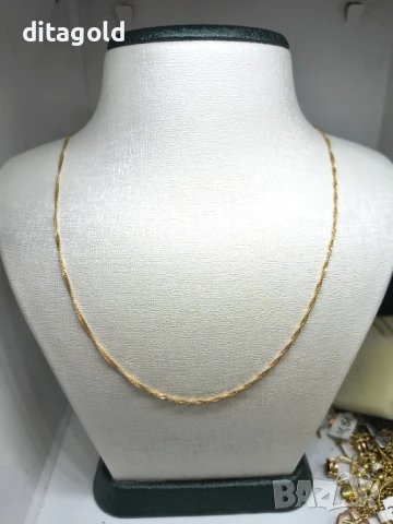 Нов 14К златен синджир 3.00 гр 58 см цена 400 лв, снимка 1