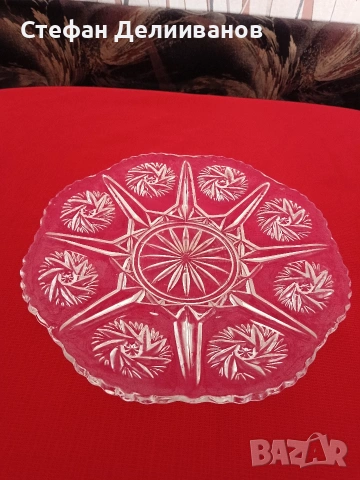 масивна кристална купа , снимка 2 - Аксесоари за кухня - 53984388