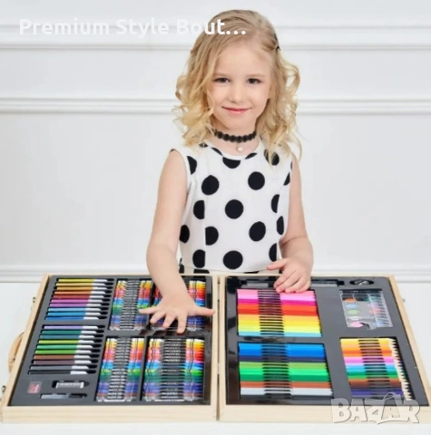 Детски комплект за рисуване - 180 части., снимка 3 - Рисуване и оцветяване - 53923664