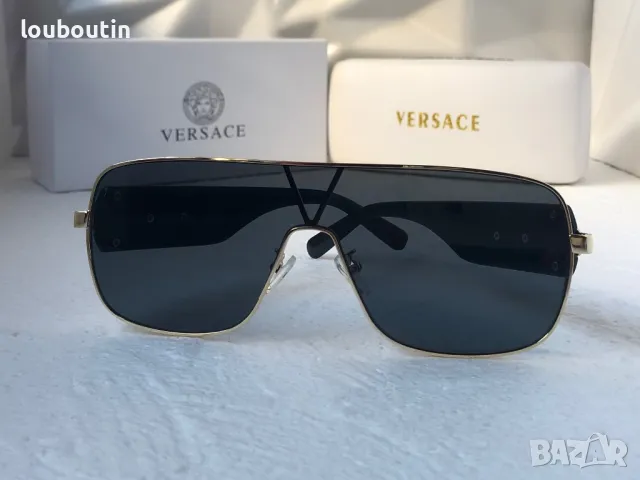 Versace маска 2024 мъжки слънчеви очила унисекс дамски бели черни , снимка 5 - Слънчеви и диоптрични очила - 47742807