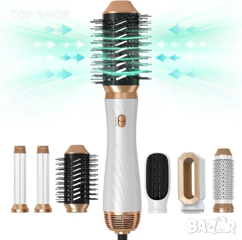 Четка- сешоар UKLISS 2023 6 в 1 Air Styler, снимка 1 - Сешоари - 49146228