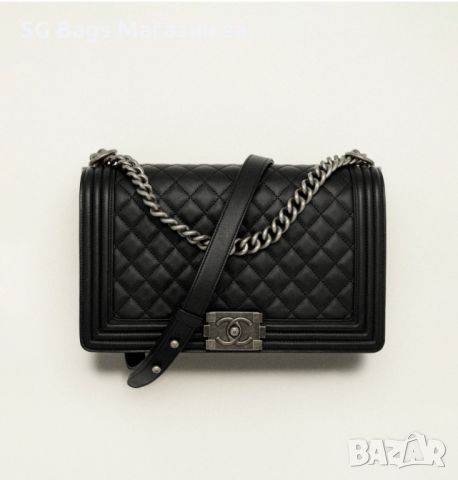 Chanel le boy дамска чанта лукс код 110, снимка 4 - Чанти - 46184508
