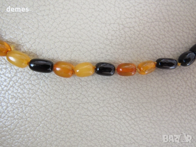Дамско колие-кръг от първокласен балтийски кехлибар, снимка 5 - Колиета, медальони, синджири - 51882953