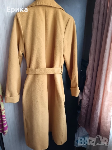 Жълто палто , снимка 3 - Палта, манта - 53533089