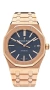Януари промоция! Мъжки механичен часовник Audemars Piguet 41mm rose gold royal oak blue dial , снимка 1