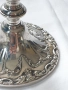 Масивен посребрен свещник, снимка 3