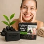 Сапун за лице и тяло с активен въглен и зелен чай – Kiss Beauty Black Soap, снимка 5
