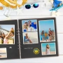 Дървен фото албум scrapbook 28x28 см 80 страници черен, снимка 4