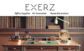 Античен глобус Exerz, бронз, 14 см, снимка 1