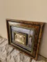Прекрасна антикварна италианска сребърна картина , снимка 3
