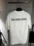 Balenciaga Мъжка Бяла Тениска👕Мъжка Блуза С Къс Ръкав В Бял Цвят Код MensPoint68, снимка 2