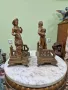 Чифт стари прекрасни антикварни френски бронзови фигури статуетки , снимка 8