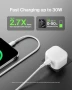Ново Компактно Belkin Зарядно 30W USB-C + Кабел iPhone Samsung iPad, снимка 2