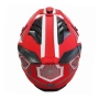Кросова Каска за Мотокрос и Ендуро, Cross Helmet, Red/ White, снимка 4