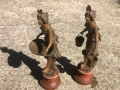 чифт старинни метални фигури, снимка 7