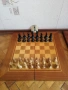 Стари шахове и табла в дървени кутии ръчно изработени през 50-80те години , снимка 4