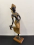 Голяма бронзова фигура на  Тепаном / „храмова танцьорка“ №8101, снимка 1