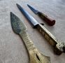 Сет от три африкански ножове/идея за подарък, снимка 1 - Антикварни и старинни предмети - 45998893