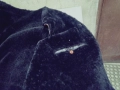 Офицерска шуба от соца дълга естествена кожа на Велур Ловеч размер ХЛ, снимка 4