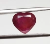  Изключителен естествен нетретиран рубин с форма на сърце – 2,07 карата! , снимка 3