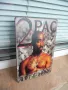 Метална табела 2 pac Ту Пак рап R 'n B хитове пистолет певец изпълнител, снимка 2