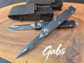 Автоматичен нож MICROTECH Ultratech,два модела,тъмно острие, снимка 5