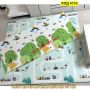 Сгъваемо детско килимче за игра, топлоизолиращо 180x200x1cm - Жираф и Писта с Влакчета - КОД 4133, снимка 17