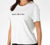 Tommy Hilfiger S- Бяла  дамска памучна тениска с лого , снимка 2