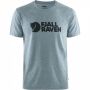 Тениска Fjall Raven - Logo, в цвят Uncle Blue-Melange