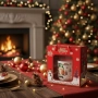 Празничен комплект чаша + лъжичка в луксозна кутия – Merry Christmas, снимка 2