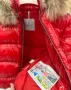 MONCLER яке с естествен косъм , снимка 7