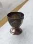 Зарф чашка за яйце посребрен с позлата, снимка 3