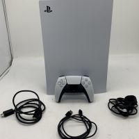 Sony PlayStation 5 White 1TB Disc Edition Console W/ Controller & Power Cable, снимка 1 - PlayStation конзоли - 45552633