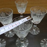 Кристални чаши , снимка 7 - Антикварни и старинни предмети - 45906459
