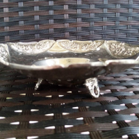 Винтидж посребрена бонбониера, снимка 2 - Други - 45012669